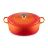 LE CREUSET Cocotte en fonte Ovale 35 cm Volcanique Signature* Cocotte En Fonte