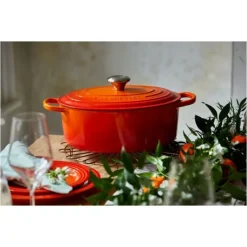 LE CREUSET Cocotte en fonte Ovale 35 cm Volcanique Signature* Cocotte En Fonte