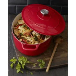 CHASSEUR Cocotte en Fonte Ovale 31 cm Rubis* Cocotte En Fonte