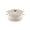 LE CREUSET Cocotte en fonte Ovale 29 cm Meringue Signature* Cocotte En Fonte