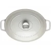 CHASSEUR Cocotte en Fonte Ovale 33 cm Macadamia* Cocotte En Fonte