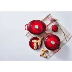 LE CREUSET Cocotte en Fonte Ovale 29 cm Cerise Signature* Cocotte En Fonte