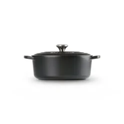 LE CREUSET Cocotte en fonte Ovale 35 cm Noir mat Signature* Cocotte En Fonte