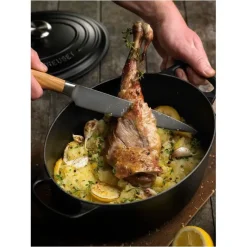 LE CREUSET Cocotte en fonte Ovale 35 cm Noir mat Signature* Cocotte En Fonte