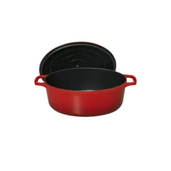 CHASSEUR Cocotte en Fonte Ovale 25 cm Rubis* Cocotte En Fonte