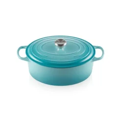 LE CREUSET Cocotte en fonte Ovale 31 cm Caraïbes Signature* Cocotte En Fonte