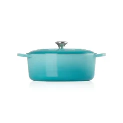 LE CREUSET Cocotte en fonte Ovale 31 cm Caraïbes Signature* Cocotte En Fonte