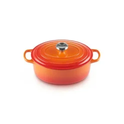 LE CREUSET Cocotte en fonte Ovale 33 cm Volcanique Signature* Cocotte En Fonte