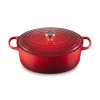 LE CREUSET Cocotte en Fonte Ovale 33 cm Cerise Signature* Cocotte En Fonte