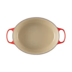 LE CREUSET Cocotte en Fonte Ovale 33 cm Cerise Signature* Cocotte En Fonte