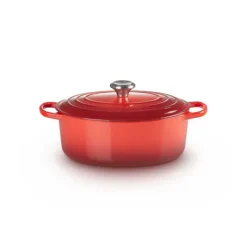 LE CREUSET Cocotte en Fonte Ovale 31 cm Cerise Signature* Cocotte En Fonte
