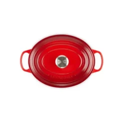 LE CREUSET Cocotte en Fonte Ovale 31 cm Cerise Signature* Cocotte En Fonte
