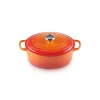 LE CREUSET Cocotte en Fonte Ovale 29 cm Volcanique Signature* Cocotte En Fonte