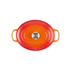 LE CREUSET Cocotte en fonte Ovale 40 cm Volcanique Signature* Cocotte En Fonte