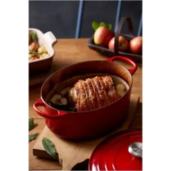 LE CREUSET Cocotte en Fonte Ovale 27 cm Cerise Signature* Cocotte En Fonte