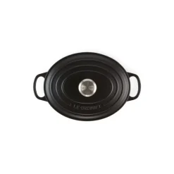 LE CREUSET Cocotte en Fonte Ovale 31 cm Noir mat Signature* Cocotte En Fonte