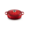LE CREUSET Cocotte en Fonte Ovale Basse 27 cm Cerise Signature* Cocotte En Fonte