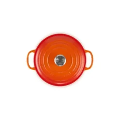 LE CREUSET Cocotte en fonte Ronde 26 cm Volcanique Signature* Cocotte En Fonte