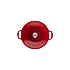 CHASSEUR Cocotte en Fonte Ronde 22 cm Rubis* Cocotte En Fonte