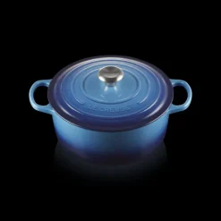 LE CREUSET Cocotte en Fonte Ronde 26 cm Azur Signature* Cocotte En Fonte