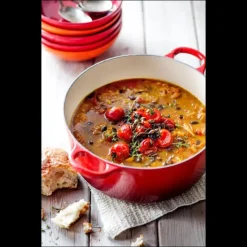 LE CREUSET Cocotte en Fonte Ronde 20 cm Cerise Signature* Cocotte En Fonte