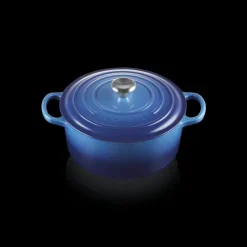 LE CREUSET Cocotte en Fonte Ronde 22 cm Signature Azur* Cocotte En Fonte