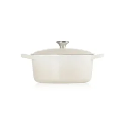 LE CREUSET Cocotte en fonte Ronde 22 cm Meringue Signature* Cocotte En Fonte