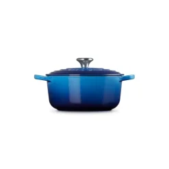 LE CREUSET Cocotte en Fonte Ronde 20 cm Azur Signature* Cocotte En Fonte
