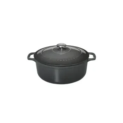 CHASSEUR Cocotte en Fonte Ronde 24 cm Caviar* Cocotte En Fonte
