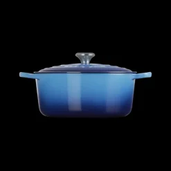 LE CREUSET Cocotte en Fonte Ronde 28 cm Signature Azur* Cocotte En Fonte