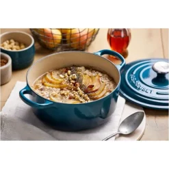LE CREUSET Cocotte en Fonte Ronde 20 cm Deep Teal Signature* Cocotte En Fonte