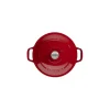 CHASSEUR Cocotte en Fonte Ronde 24 cm Rouge* Cocotte En Fonte