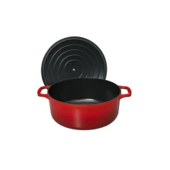 CHASSEUR Cocotte en Fonte Ronde 28 cm Rubis* Cocotte En Fonte