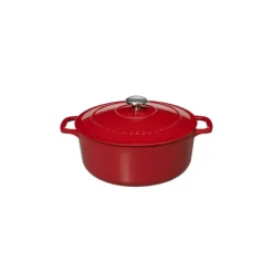 CHASSEUR Cocotte en Fonte Ronde 28 cm Rouge* Cocotte En Fonte
