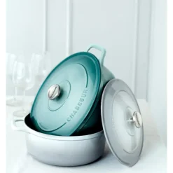 CHASSEUR Cocotte en Fonte Ronde 20 cm Quartz* Cocotte En Fonte