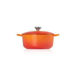 LE CREUSET Cocotte en fonte Ronde 28 cm Volcanique Signature* Cocotte En Fonte
