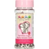 FUNCAKES Coeurs en sucre Argenté 80g* Décoration Comestible