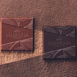 VALRHONA Coffret 32 Carrés de Chocolats Noir et Lait Les Essentiels 160 g* Chocolats À Offrir|Confiserie