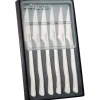 ARCOS Coffret 6 Couteaux à Steak 11 cm Lame Crantée Acier Inoxydable* Couverts