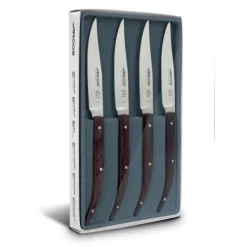 ARCOS Coffret 4 Couteaux à Steak 11 cm Lame Lisse Acier Inoxydable* Couverts