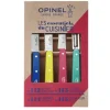 OPINEL Coffret 3 Couteaux de Cuisine et un Eplucheur Pop 80 Les Essentiels* Couteau D'office|Eplucheurs, Dénoyauteur