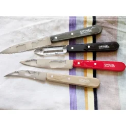OPINEL Coffret 3 Couteaux de Cuisine et un Eplucheur Loft Les Essentiels* Couteau D'office|Eplucheurs, Dénoyauteur
