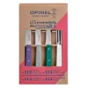 OPINEL Coffret 3 Couteaux de Cuisine et un Eplucheur Art Déco Les Essentiels* Couteau D'office|Eplucheurs, Dénoyauteur