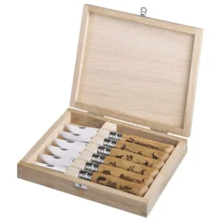 OPINEL Coffret 6 Couteaux Gravure Animalia* Couverts