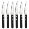 AMEFA Coffret 6 Couteaux Steak Pizza Noir 21,5 cm* Couverts
