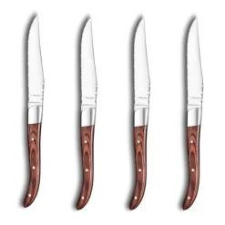 AMEFA Coffret 4 Couteaux Steak Royal Steak Bois 22,5 cm* Couverts