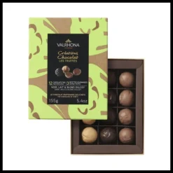 VALRHONA Coffret 12 Truffes Enrobage Chocolat 150 g* Chocolats À Offrir|Confiserie