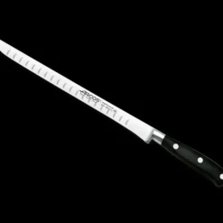 ARCOS Coffret Couteaux Spécial Jambon Riviera Noir (x3)* Affûtage Aiguiseur