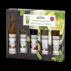 MONIN Coffret Dégustation Sirop pour Cocktail 5 cl* Jus, Sirops