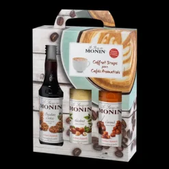 MONIN Coffret Dégustation Sirops pour Café 3 x 25 cl* Jus, Sirops